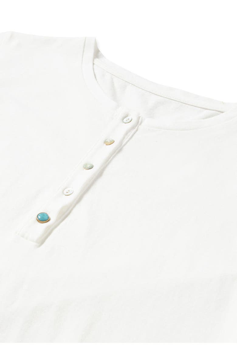 Fortela Coralie Long Sleeve Henley T-Shirt, Alternate, color, White