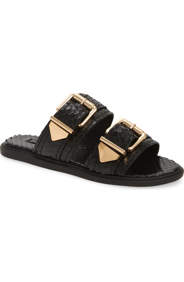 Schutz Shina Buckle Slide Sandal, Main, color,