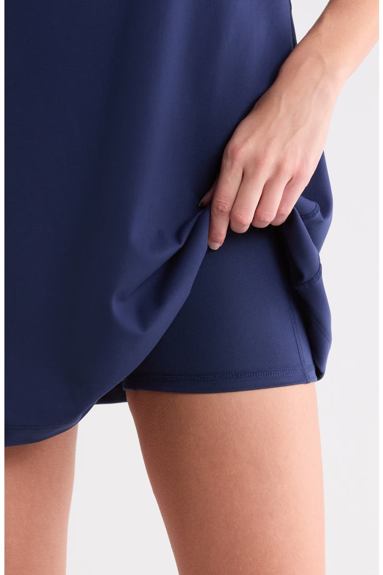 Nude Tech Baseline Belle Dress, Alternate, color, NAVAL BLUE