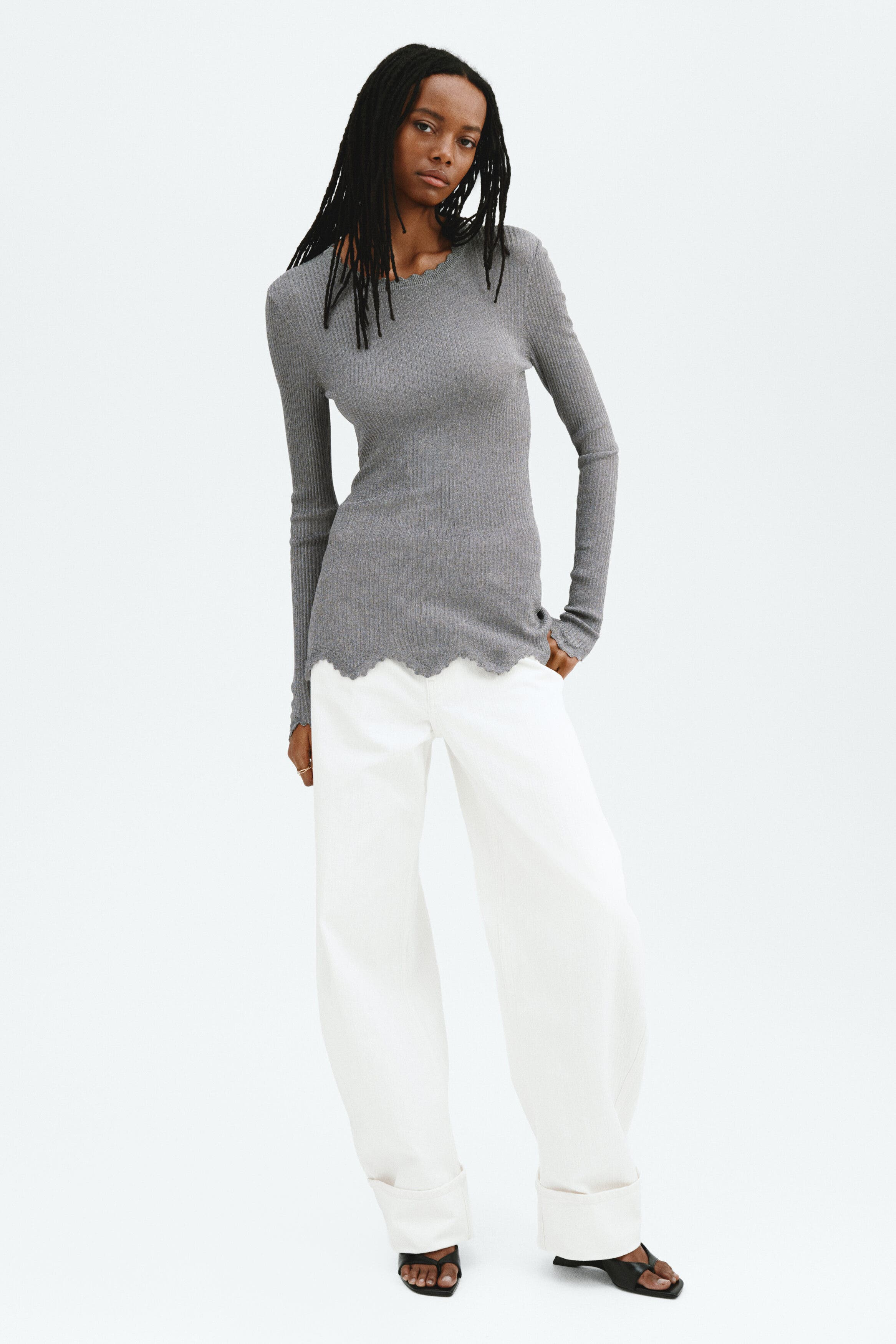 Glittery Viscose Top - image 2