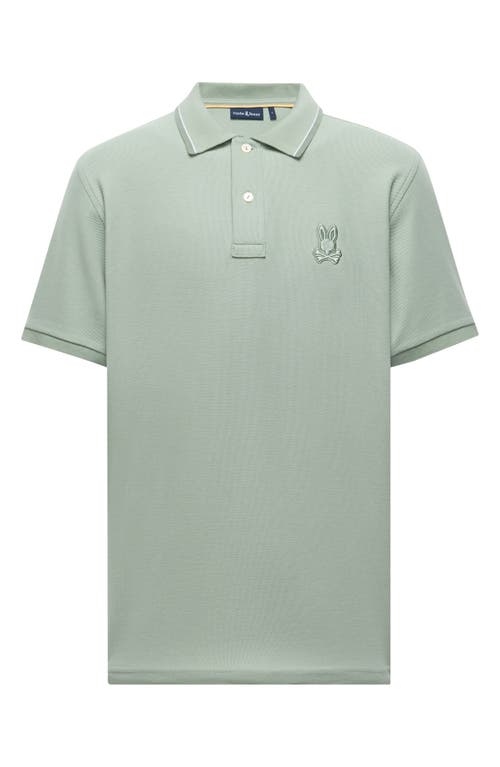 Psycho Bunny Fenley Piqué Polo In Green