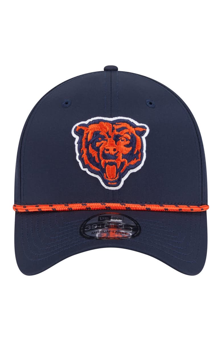 New Era Men's New Era Navy Chicago Bears Perforated 39THIRTY Flex Hat, Alternate, color, Navy