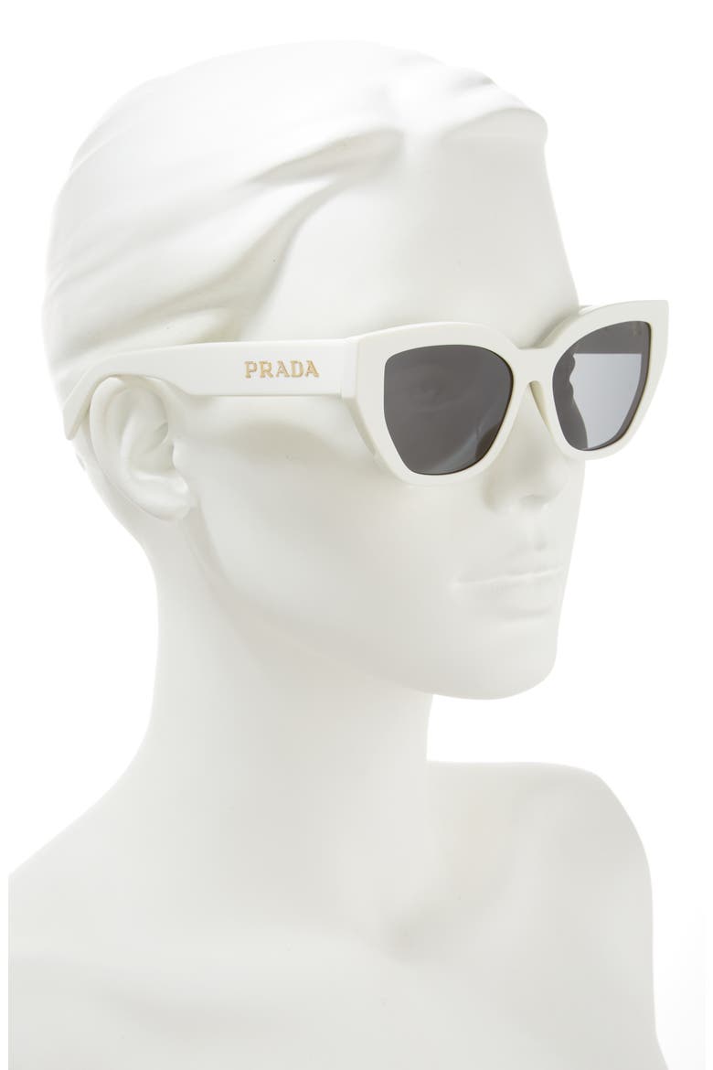55mm Butterfly Sunglasses, Alternate, color, BONE