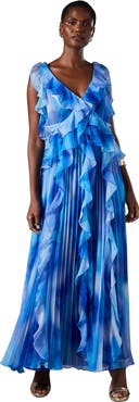 Coast Sleeveless V-Neck Chiffon Maxi Dress