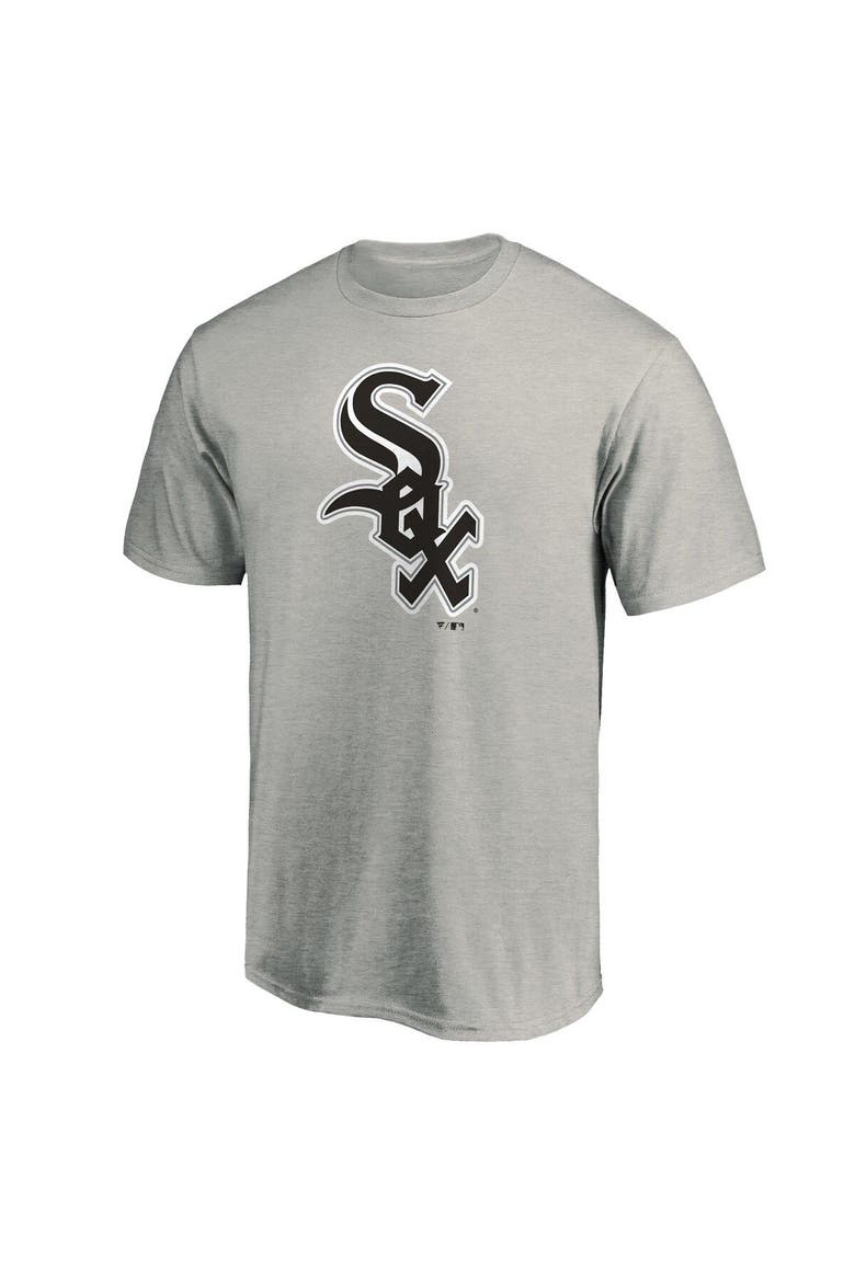 Men's Fanatics Branded Heathered Gray Chicago White Sox Official Logo T-Shirt, Alternate, color, Heather Gray