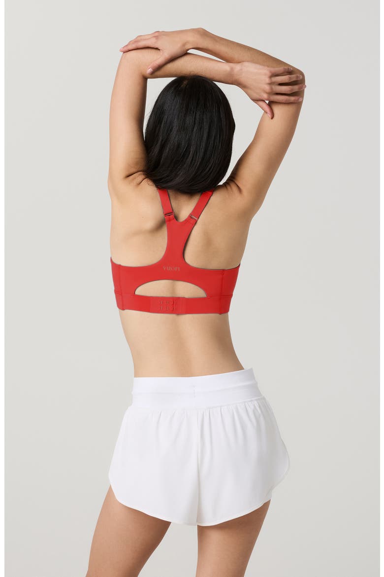V1 High Impact Sports Bra, Alternate, color, CRIMSON