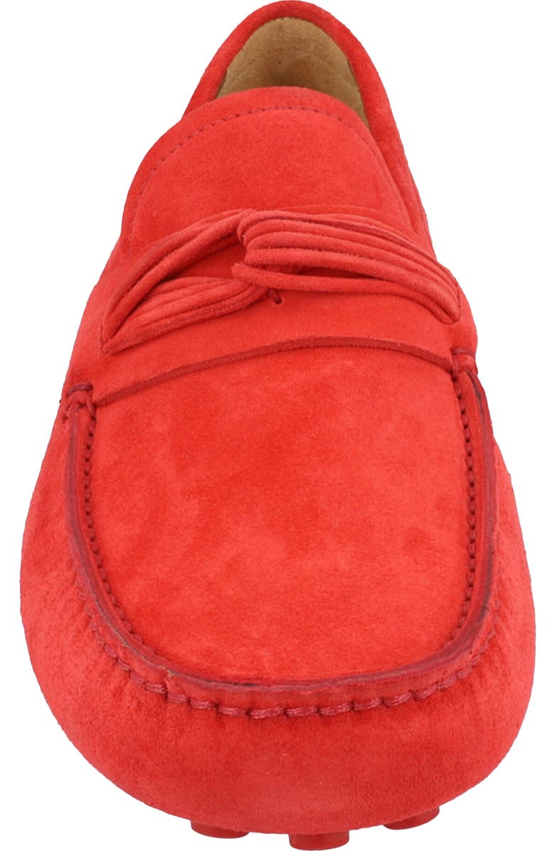 FERRAGAMO Forbes Driving Loafer, Alternate, color, Red