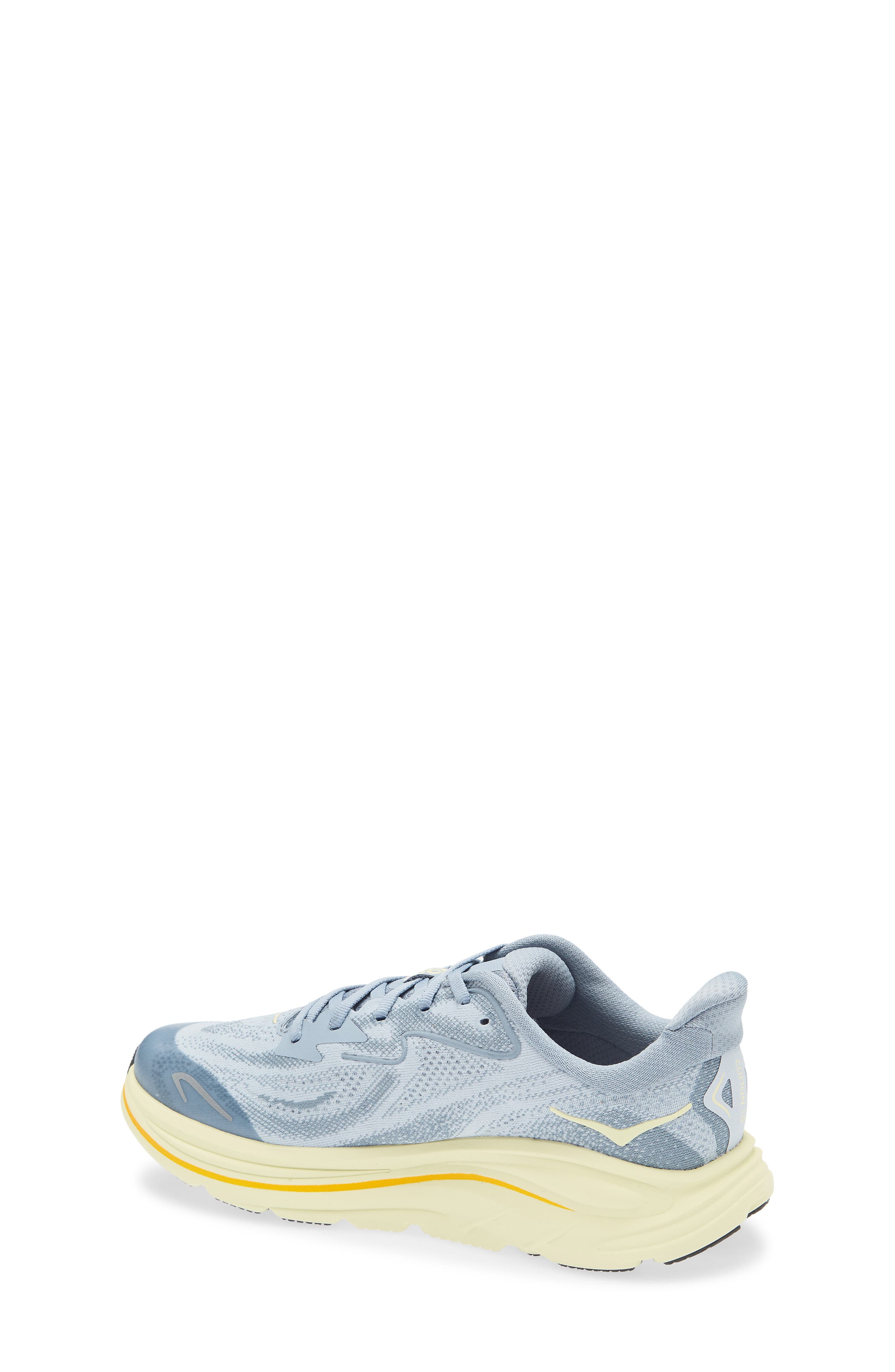 Kids' Clifton 10 Running Sneaker, Alternate, color, MINERAL BLUE / PAMPAS GRASS