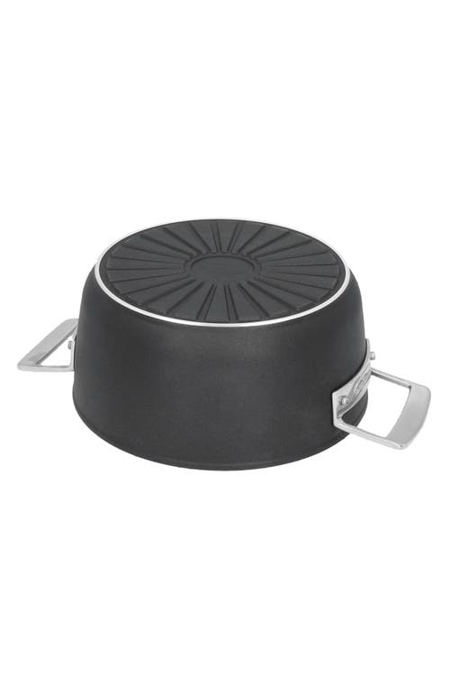 Demeyere Alu Pro 5 4.5-quart Nonstick Dutch Oven In Black