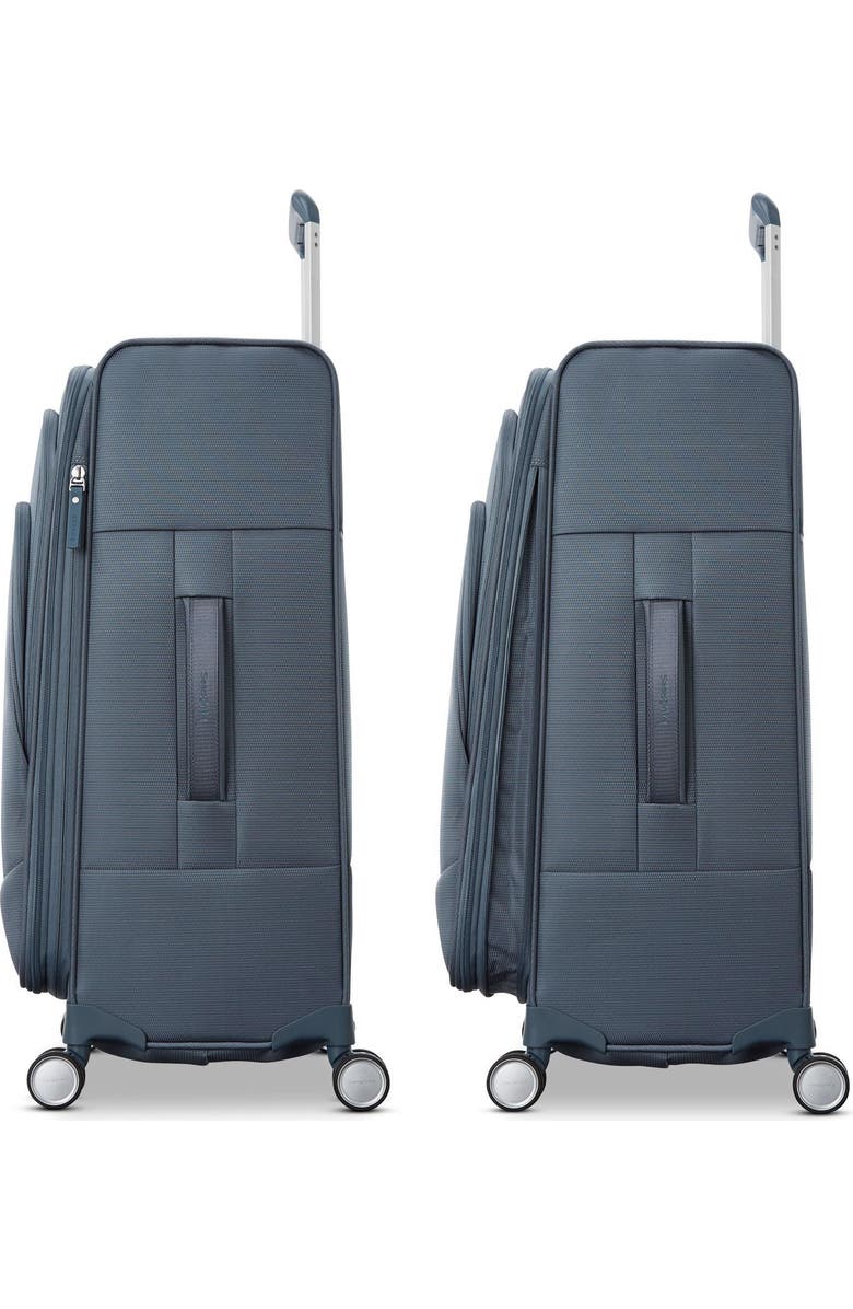 Samsonite UpLIFT Checked-Medium 25-Inch Lightweight Softside Expandable Spinner, Alternate, color, Black