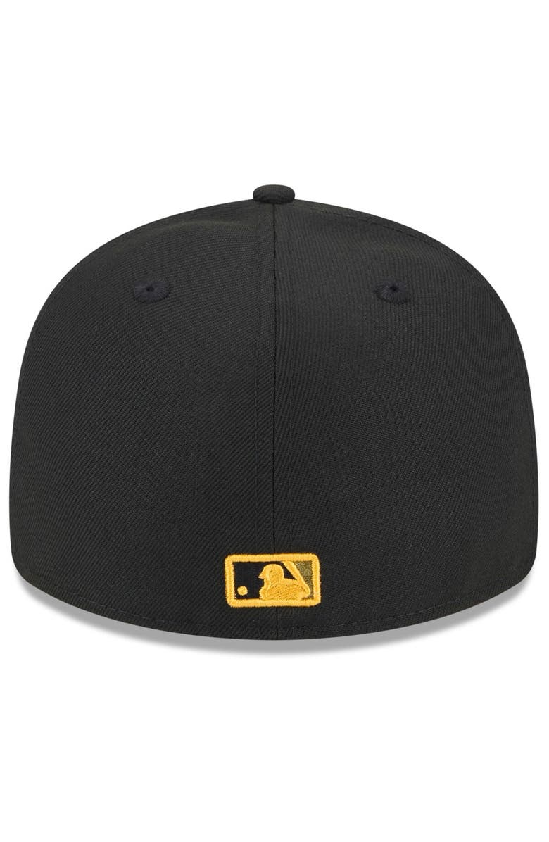 New Era Men's New Era Black Atlanta Braves 2024 Armed Forces Day Low Profile 59FIFTY Fitted Hat, Alternate, color,