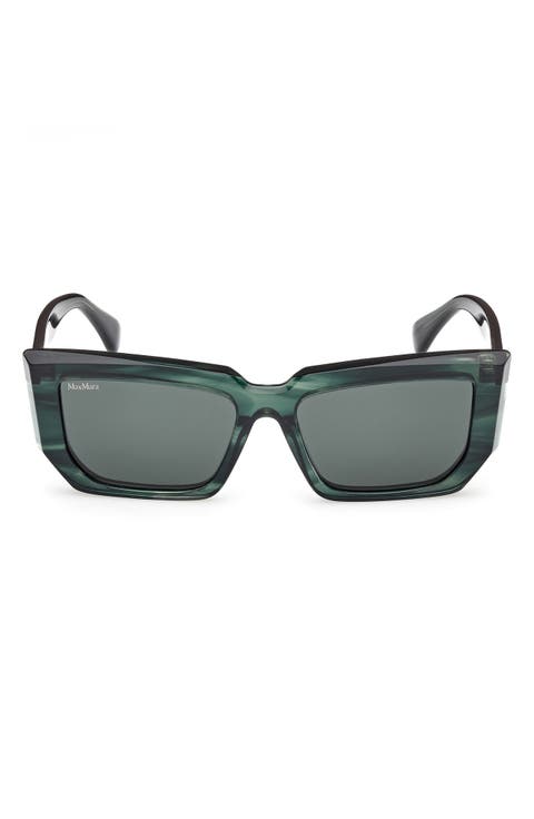 54mm Rectangular Sunglasses