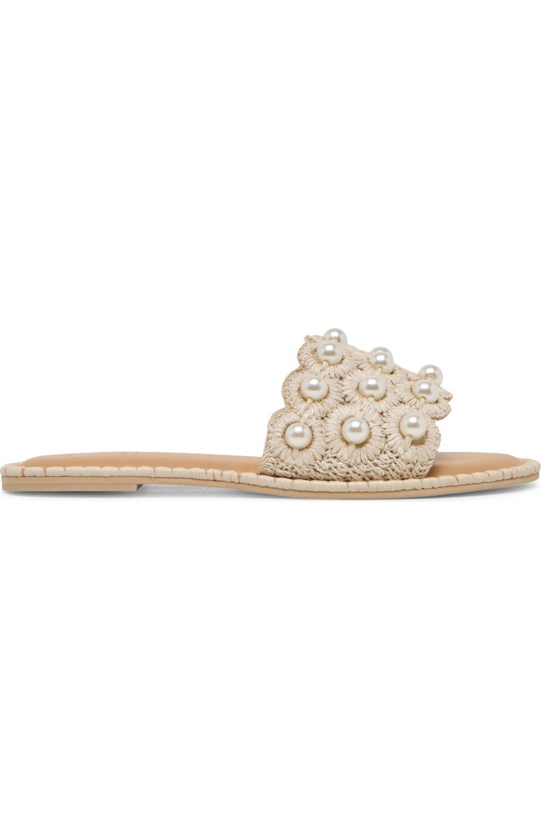 Dolce Vita Harlyn Slide Sandal, Alternate, color, Vanilla Raffia