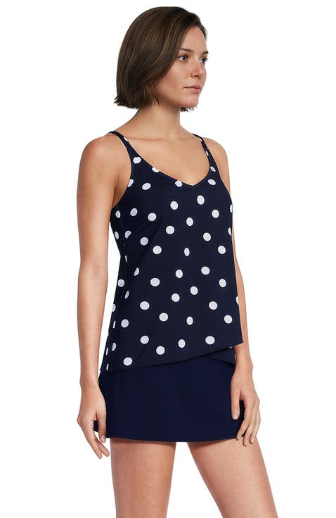 Tulip Hem Tankini Top