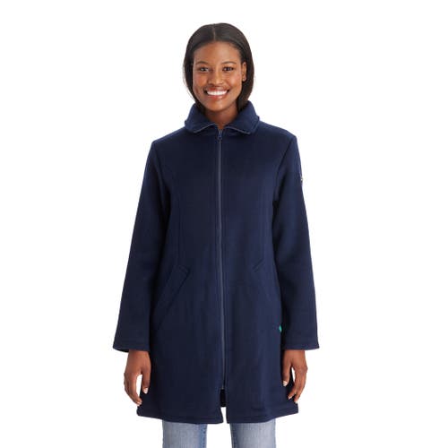 Modern Eternity Maternity Modern Eternity Khloe 3-in-1 Wool-blend Maternity Coat Semi-fitted In Blue