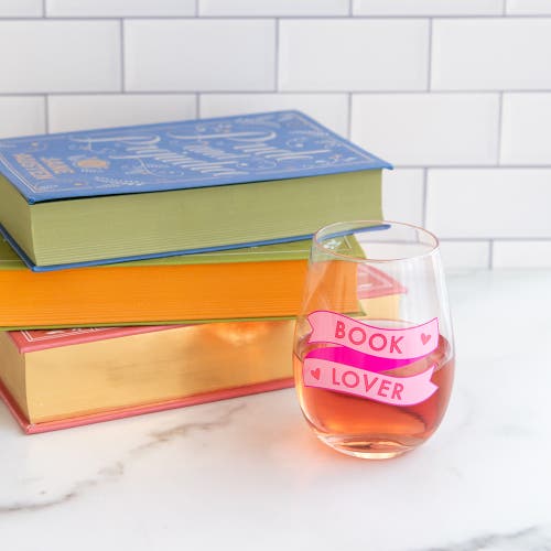 Jollity & Co Book Club Wine Glass In Book Lover