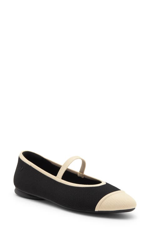 Almond-Toe Mary-Jane