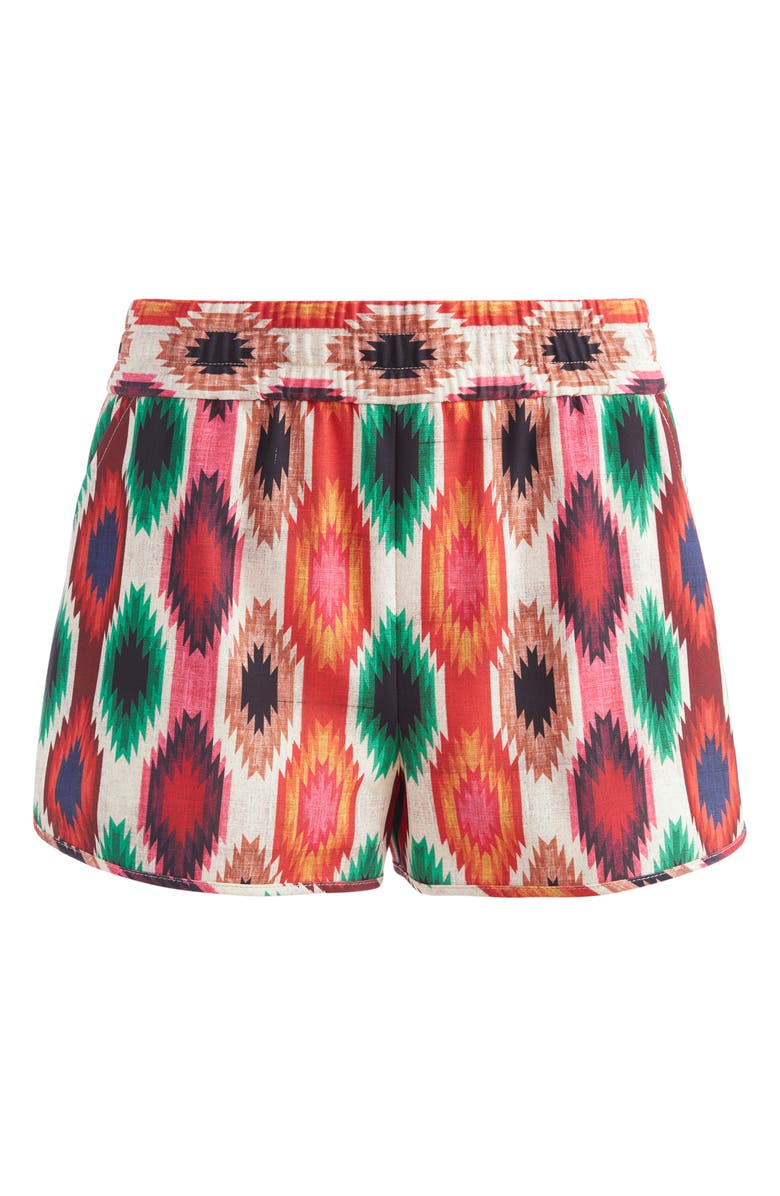 Alice + Olivia Print Running Shorts, Alternate, color, 