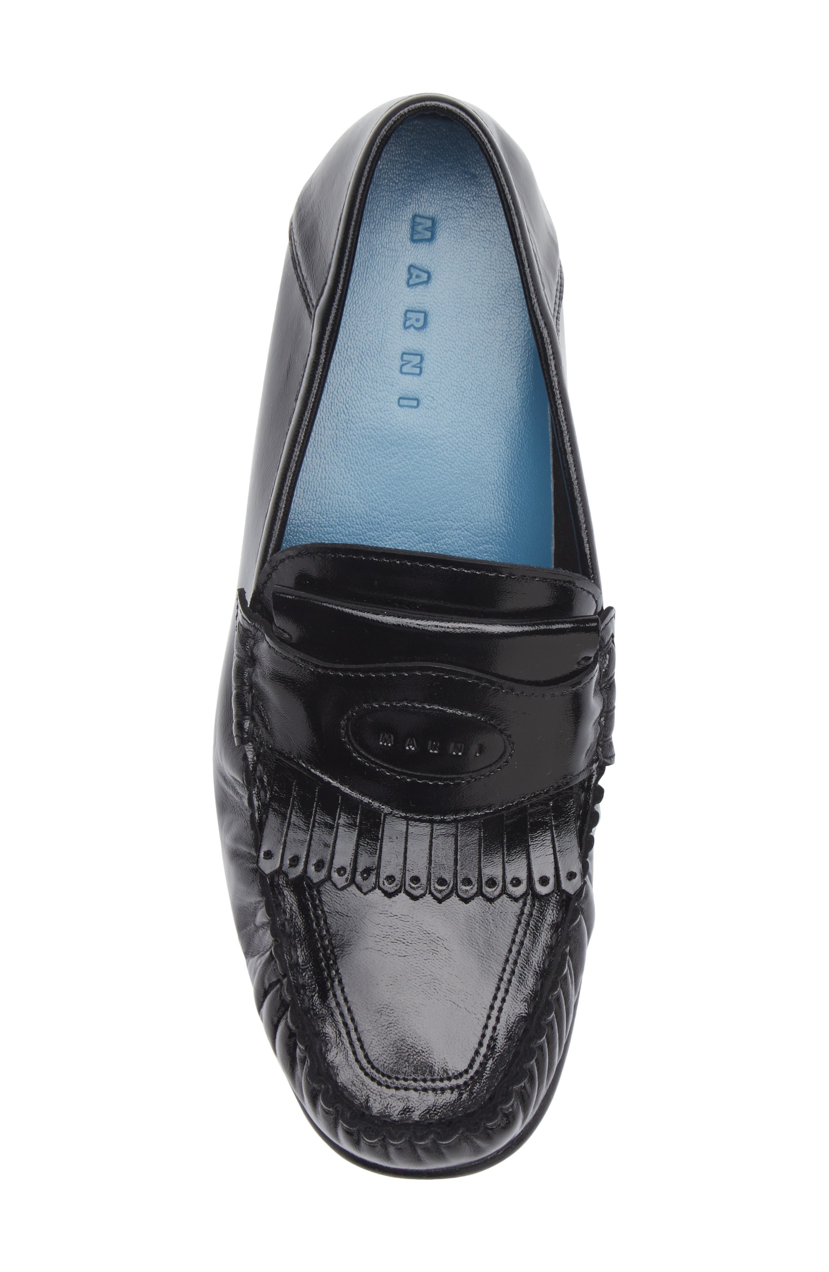 Marni Collapsible Loafer, Alternate, color, Black