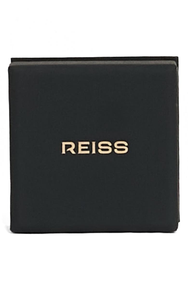 Reiss Ciara Curve Marble Bangle, Alternate, color, Gold Tone/ Grey Marble