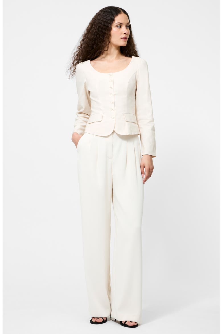 Inga 2-Pocket Button-Up Shirt, Alternate, color, PORCELAIN CREAM
