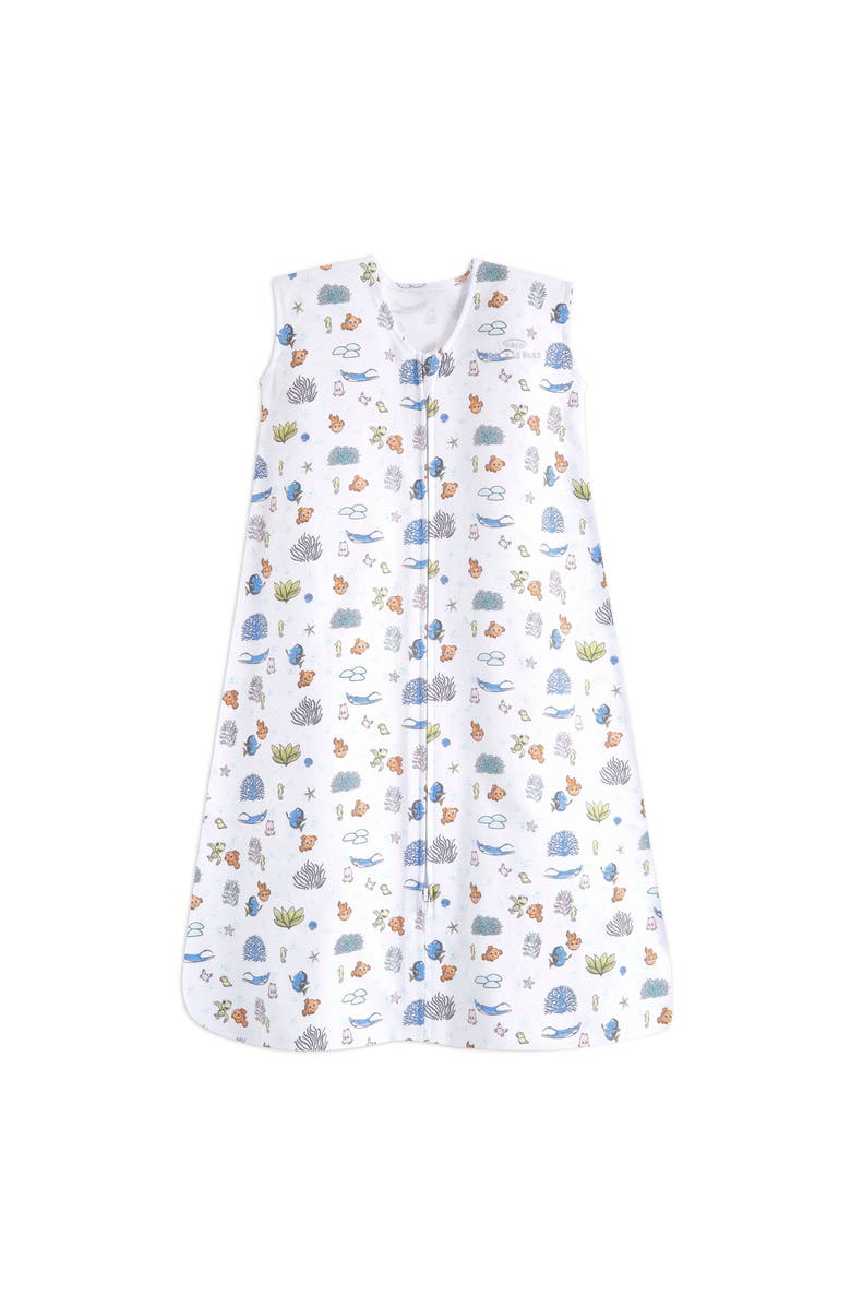 HALO Disney 100% Cotton 0.5 TOG Sleepsack Wearable Blanket, Swaddle Transition Sleeping Bag, Main, color, Nemo Tie Dye
