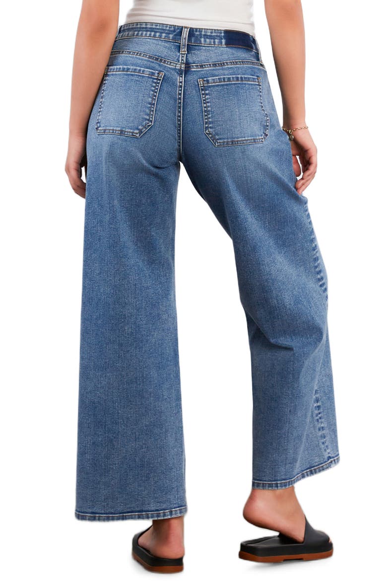 Relaxed Wide Leg Jeans, Alternate, color, RELAXED BLUE