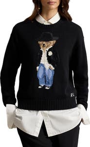 Polo Ralph Lauren Polo Bear Cotton Crewneck Sweater