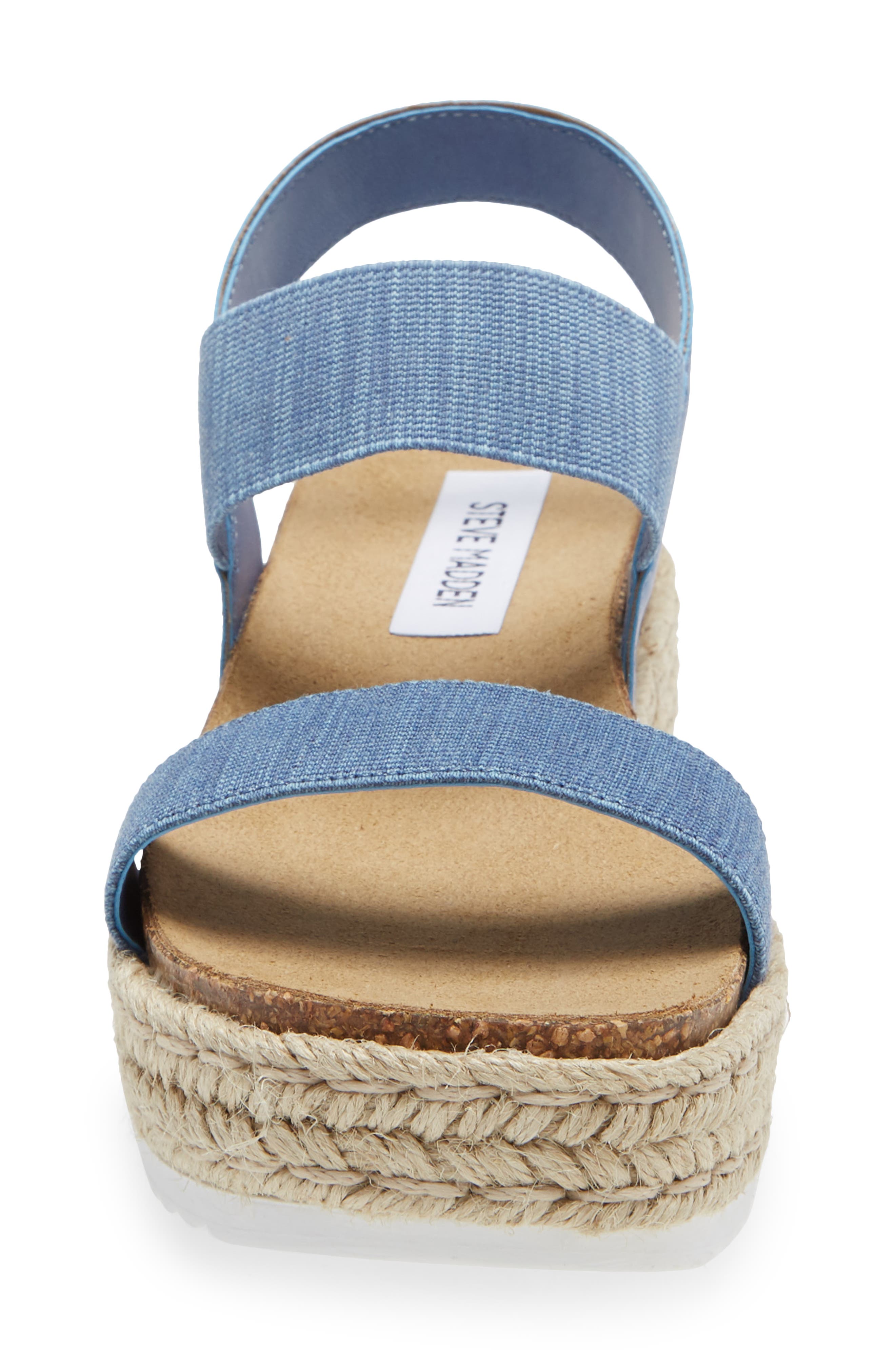 Jaklyn Espadrille Platform Sandal, Alternate, color, DENIM