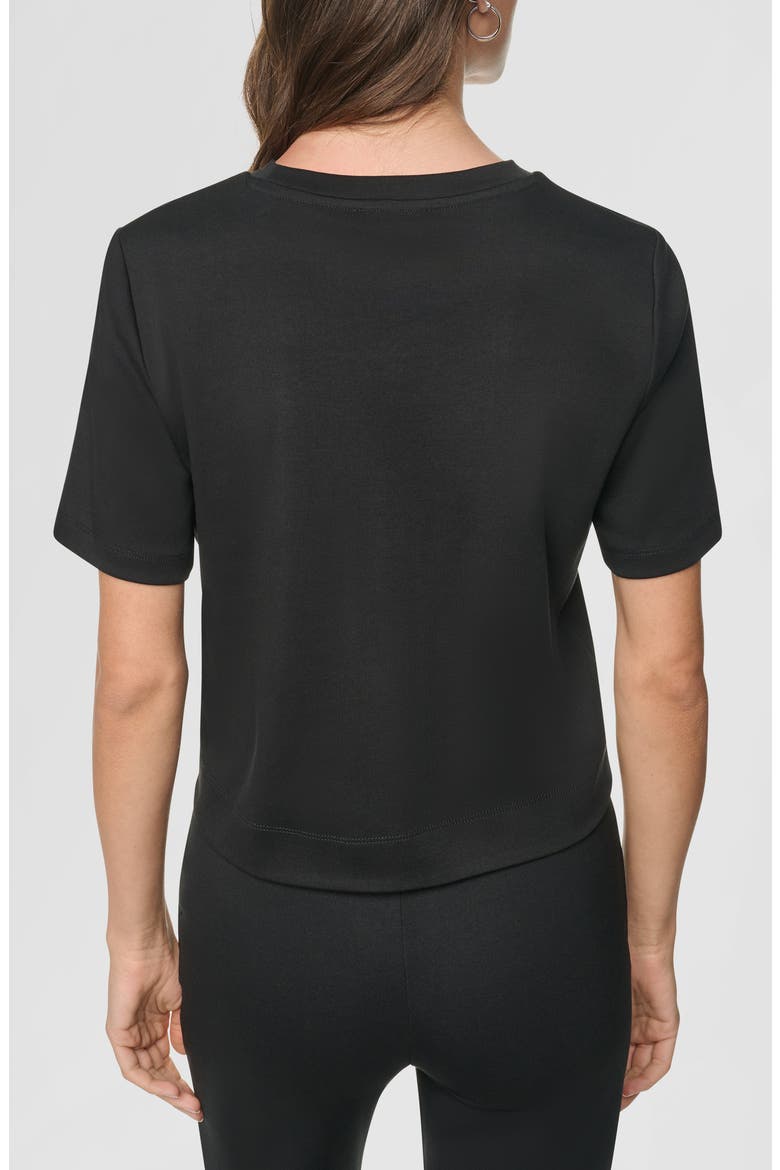 Animal Heat Set Stud Cotton T-Shirt, Alternate, color, BLACK