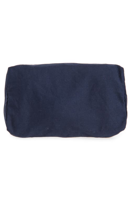 Favorite Daughter Logo Embroidered Canvas Duffle Bag In Natural Navy Blaze