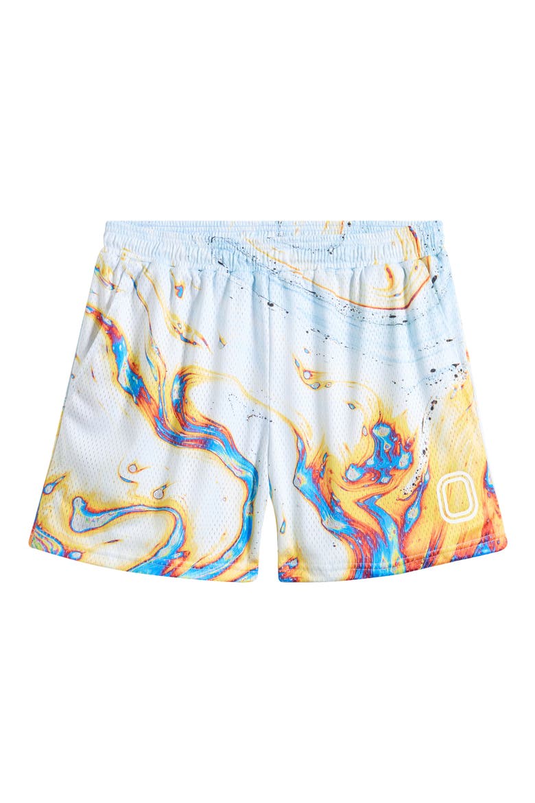 Splash Mesh Shorts, Alternate, color, SPILL