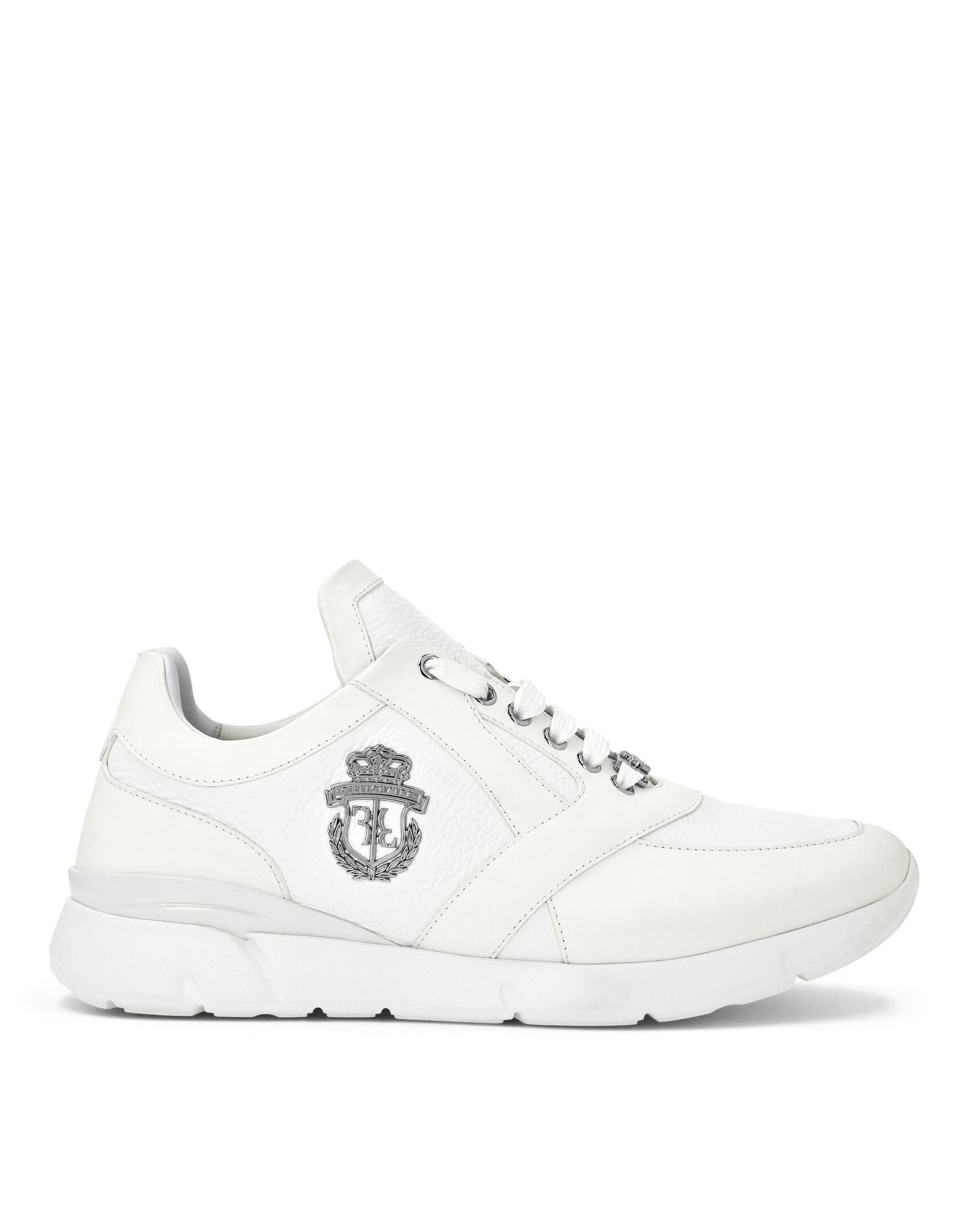 Runner Crest Men, Alternate, color, white