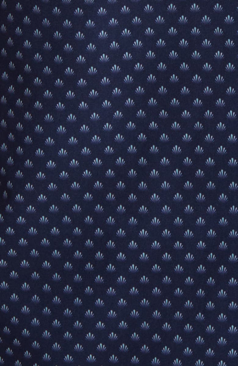 Nordstrom Trim Fit Neat Short Sleeve Stretch Cotton Button-Up Shirt, Alternate, color,