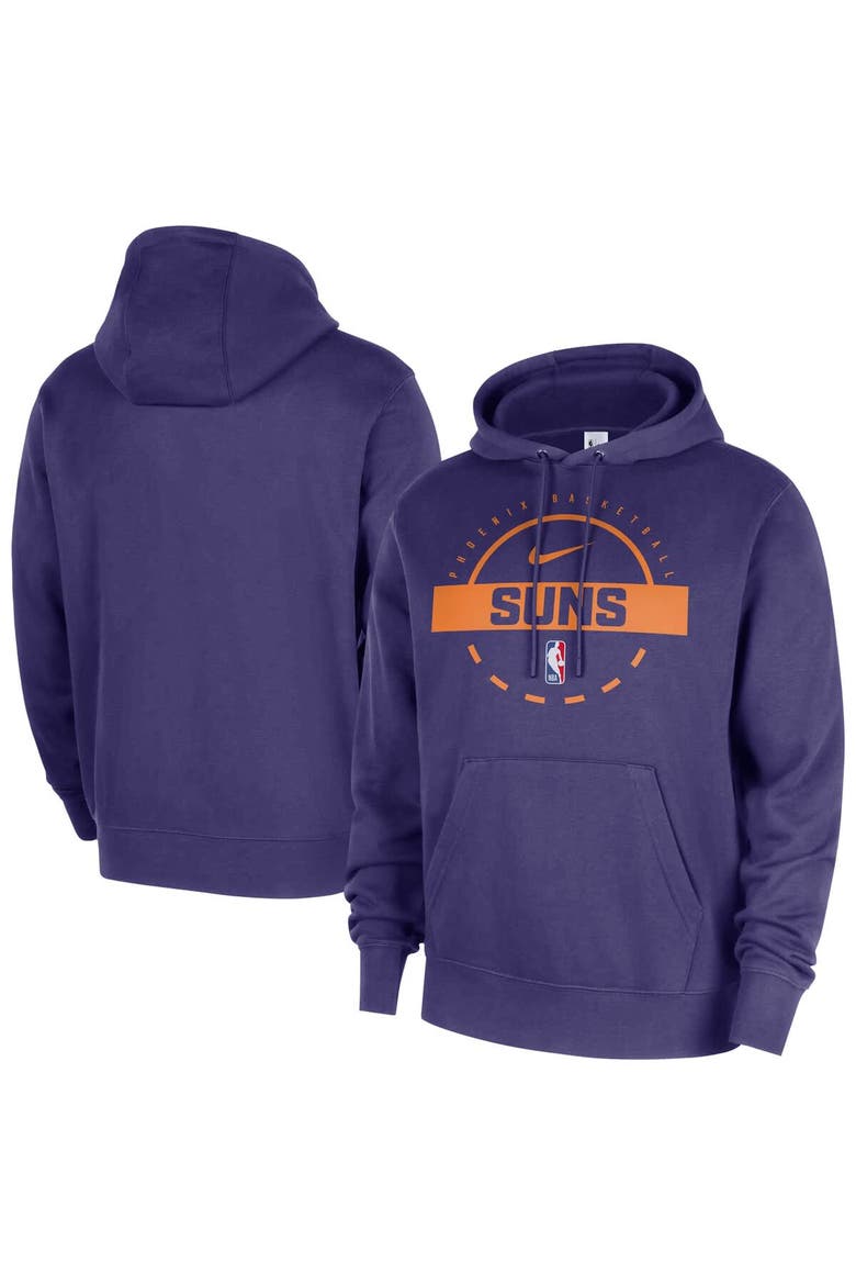 Men's Nike Purple Phoenix Suns 2025/26 Authentic Practice Club Pullover Hoodie, Main, color, Purple