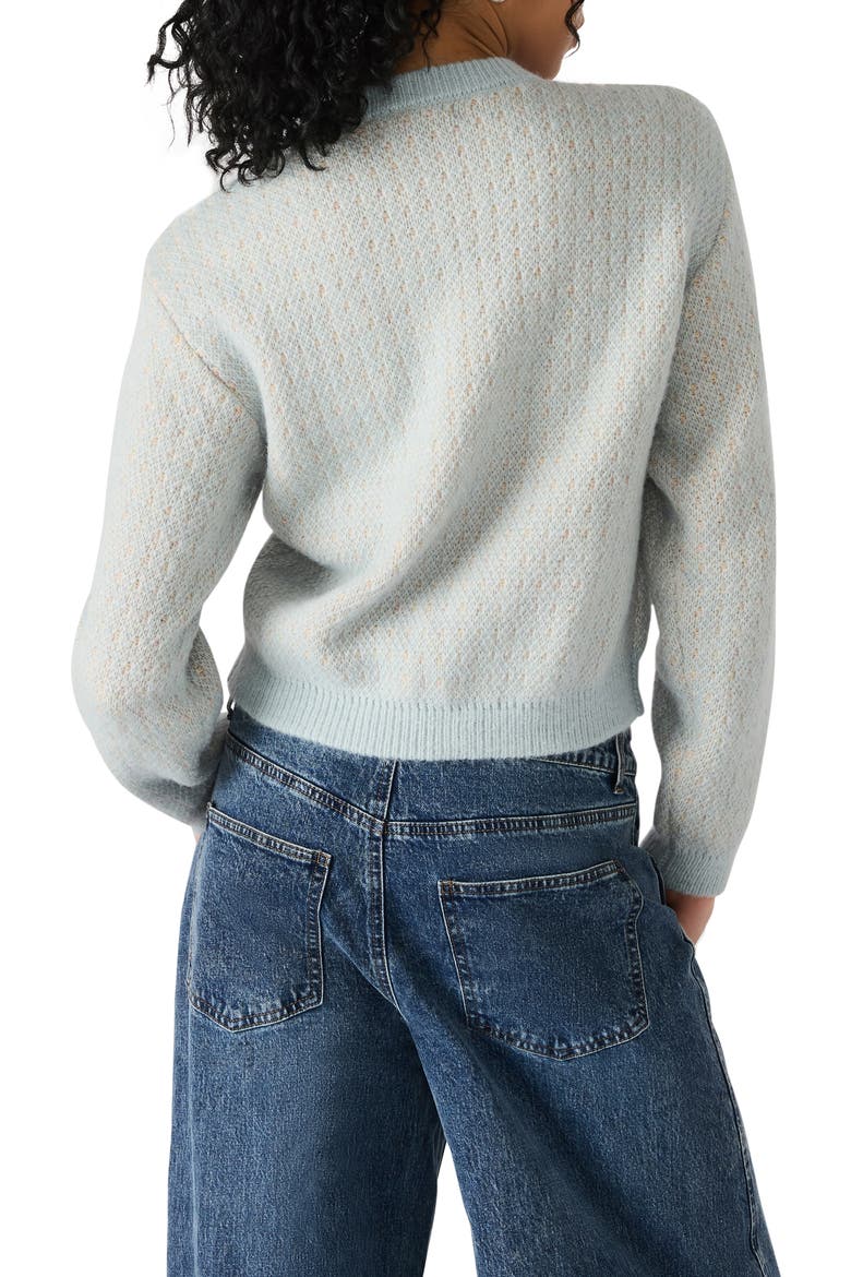 Jena Crop Sweater Jacket, Alternate, color, GREY MULTI