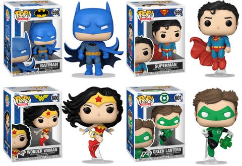 DC New Classics Funko Pop! Heroes Complete Set (4)