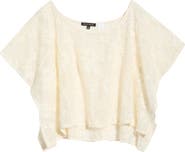 PacSun India Floral Openwork Poncho