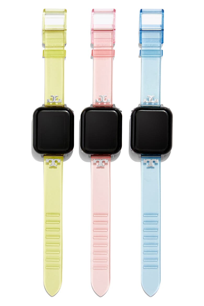 The Single T Jelly 16mm Apple Watch® Watchband, Alternate, color, BLUE