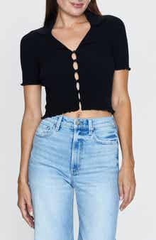 Pistola Tereza Cutout Crop Top