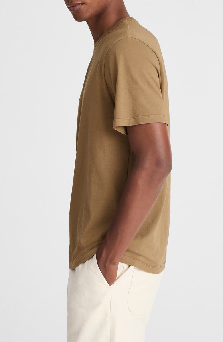 Madewell Allday Garment Dyed Cotton T-Shirt, Alternate, color, Woodland Brown