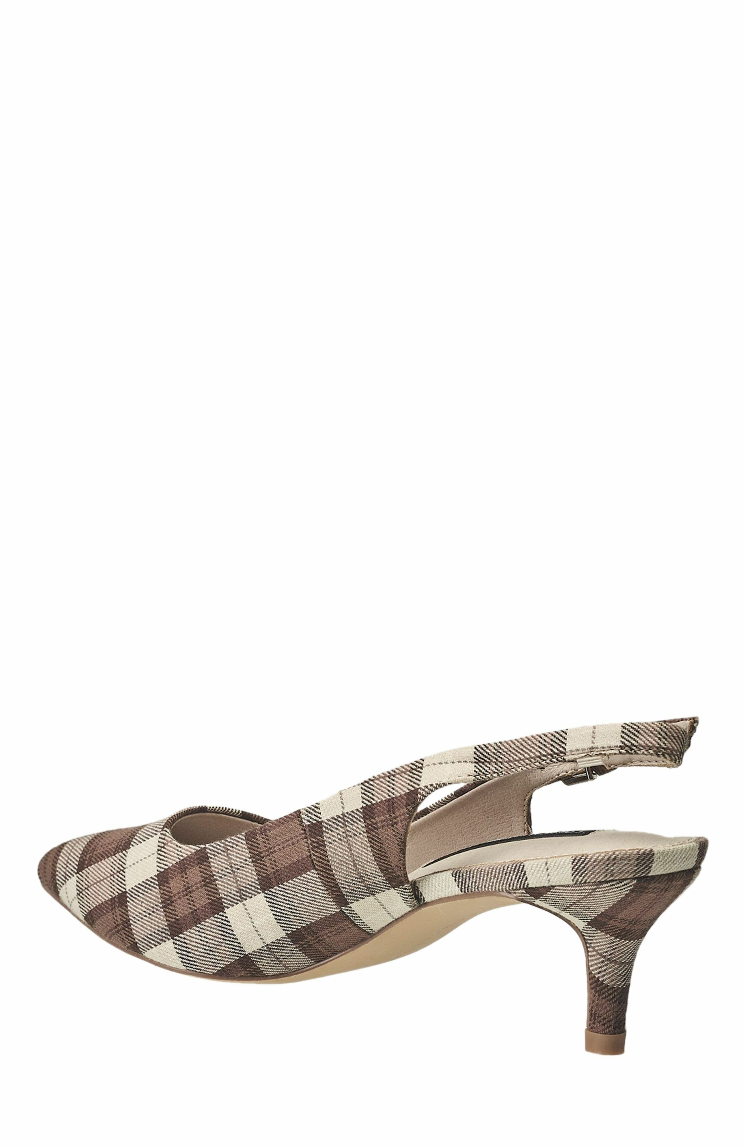 French Connection Plaid Quinn Kitten Heel, Alternate, color, 