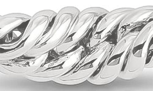 Ettika Twisted Strands Bracelet In Silver