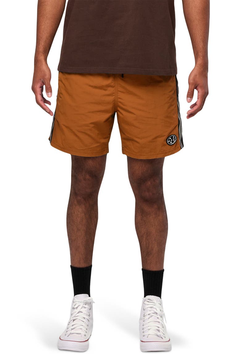 Reef Adventure Drawstring Shorts, Main, color, BRONZE