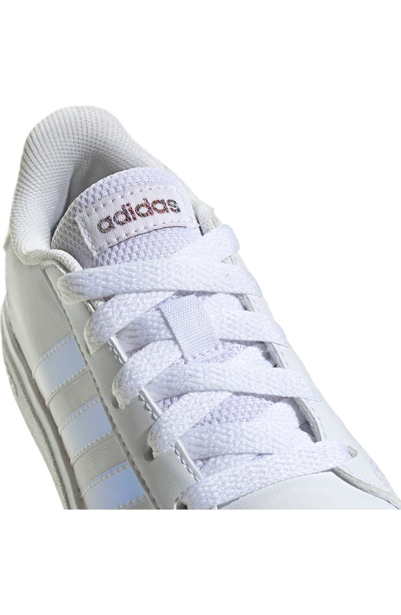 adidas Grand Court 2.0 Sneaker, Alternate, color, Ftwr White/ Iridescent