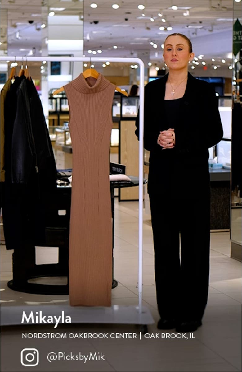 Channary Rib Midi Sweater Dress, sales video thumbnail