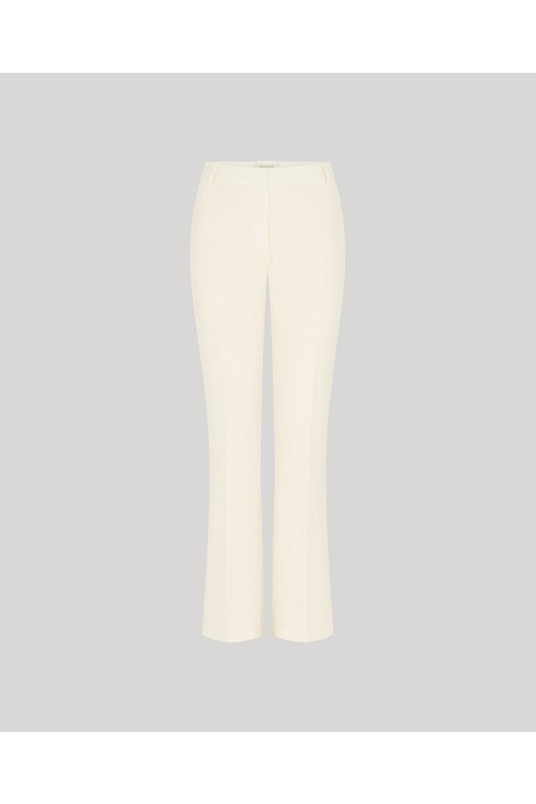 Meryl Linen Straight Trousers, Main, color, White