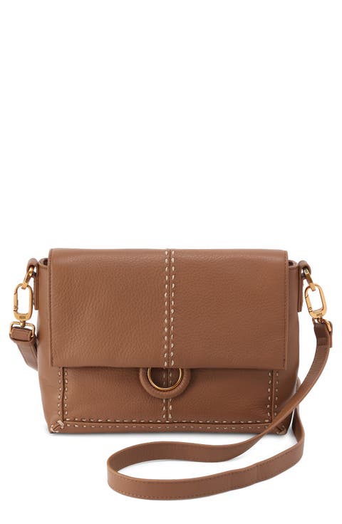 Austin Flap Leather Crossbody Bag