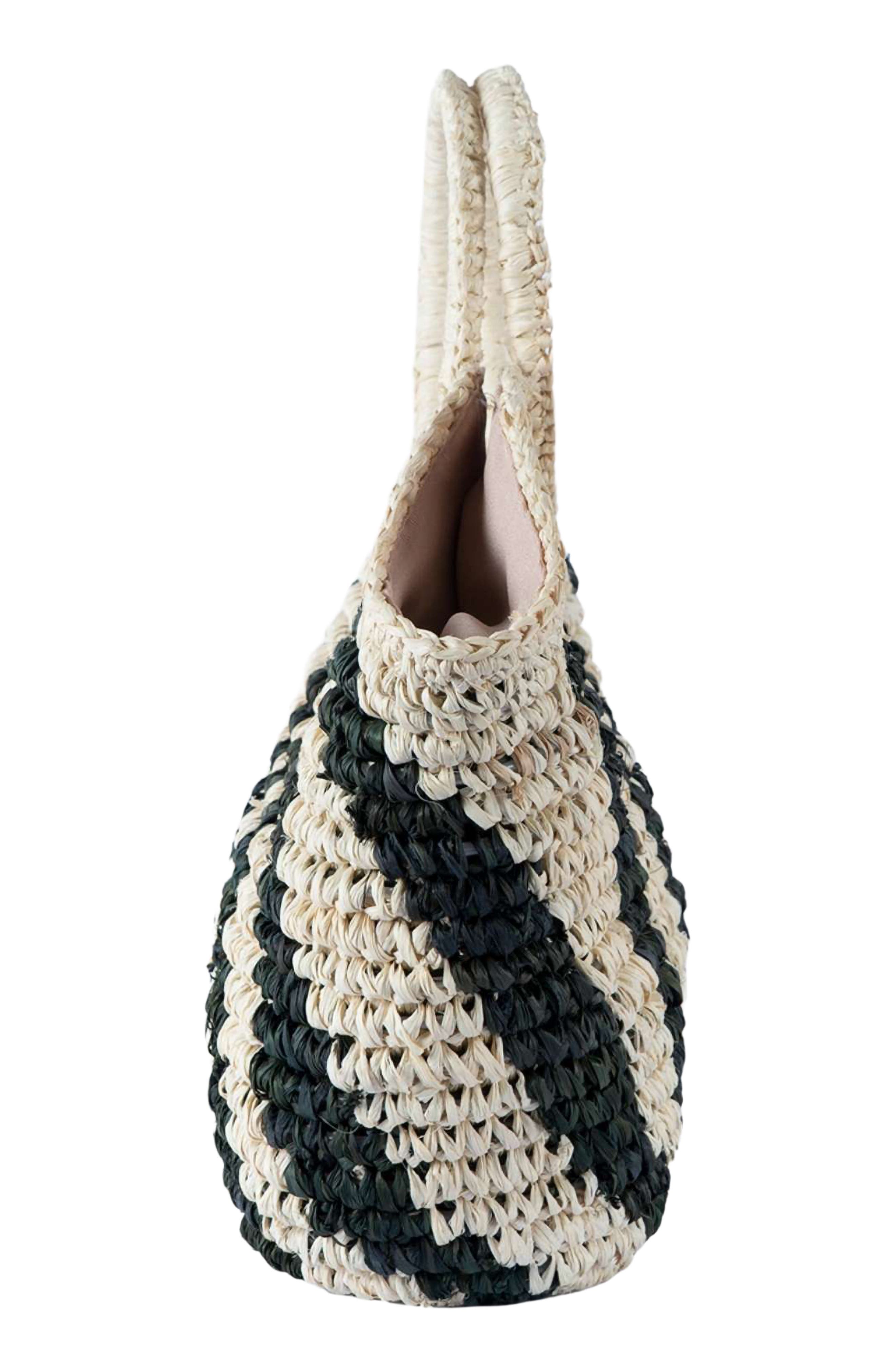 Jelavu Naomi Woven Raffia Tote Bag, Alternate, color, 