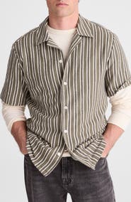 Madewell Seaport Terry Camp Shirt